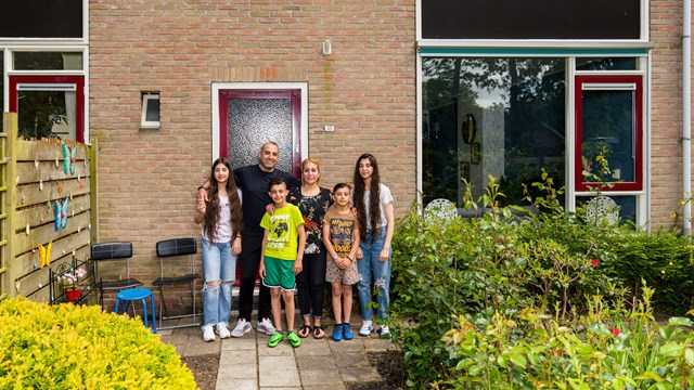 Afbeelding bij Familie Kasim vindt nieuw thuis in Oosterwolde